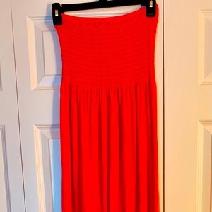 Women's maxi dress. Strapless. Excellent condition